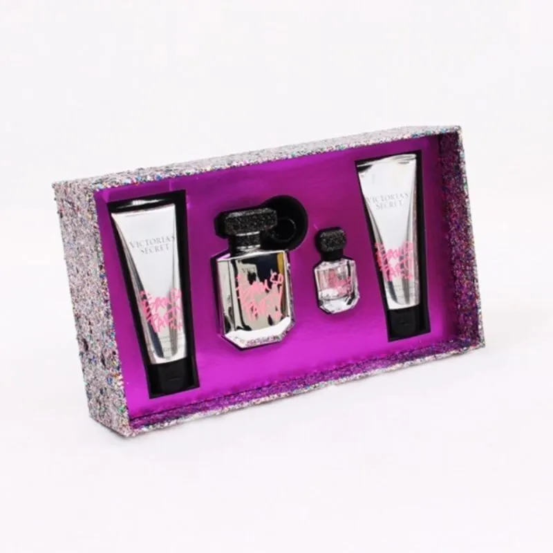 Bộ Gift Set Victoria Secret 4 Món + Túi Kim Sa (Sequin Bag) 1 Bộ Gift Set Victoria’s Secret 4 Món + Túi Kim Sa (Sequin Bag)